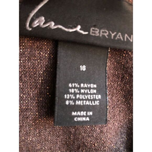 Lane Bryant metallic short sleeve pullover dolman sleeve sweater size 16 - Picture 9 of 9